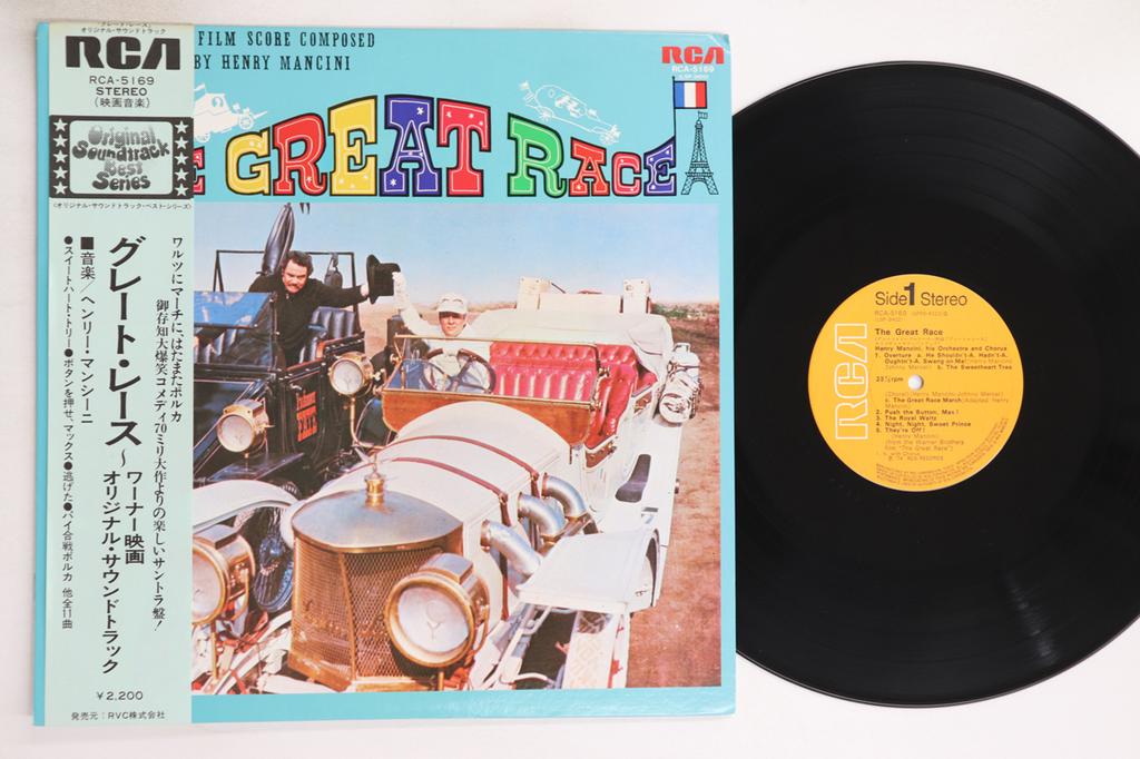 LP Record OST - Great Race RCA5169 RCA 1974 Japan Obi Soundtracks & Musicals Used