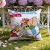 Federa Cuscino Anime A-Asterix Copricuscino Doppia Scena per Casa e Auto: Reversibile per un Comfort Premium