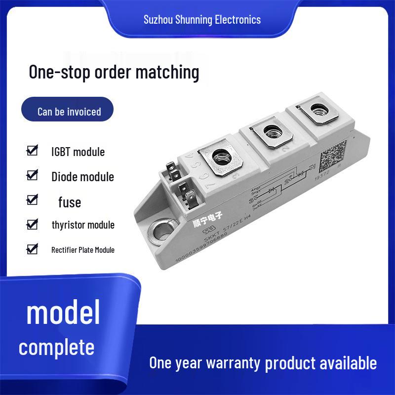 SKKT57-22E Thyristor Module Electronic Components with Full Model Range and Fast Shipping.