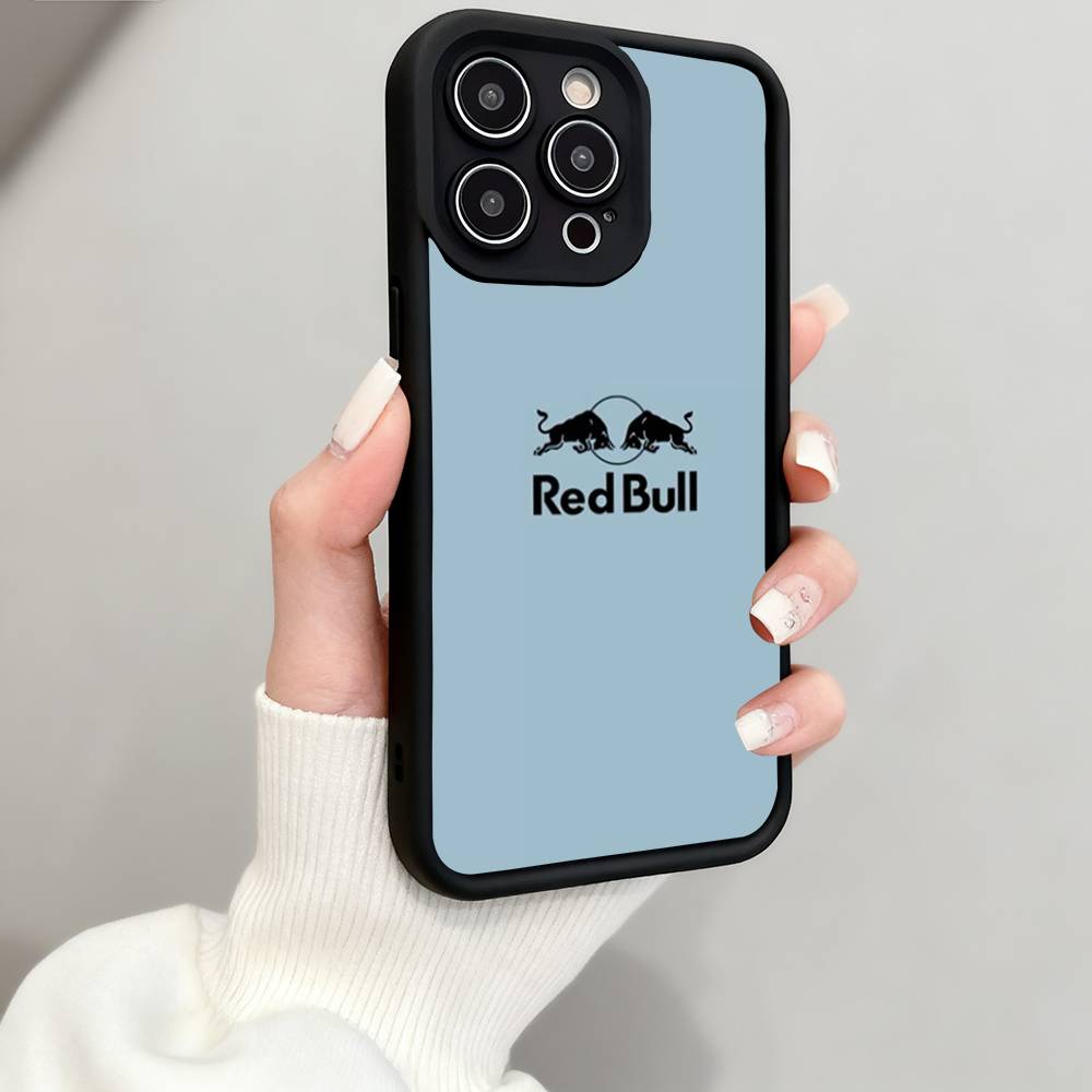Fashion Red Logo B-BullS Mouse Pad Case For IPhone 17 16 15 14 Max 13 11 12 Pro Mini Plus Shockproof Silicone