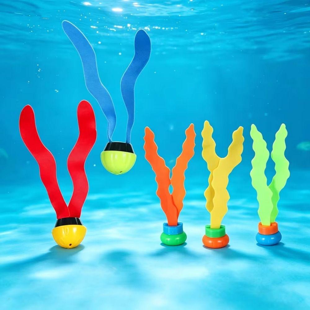 3PCS Bright Colors Diving Seaweed Toys Underwater Training Toys  For Boys Girls