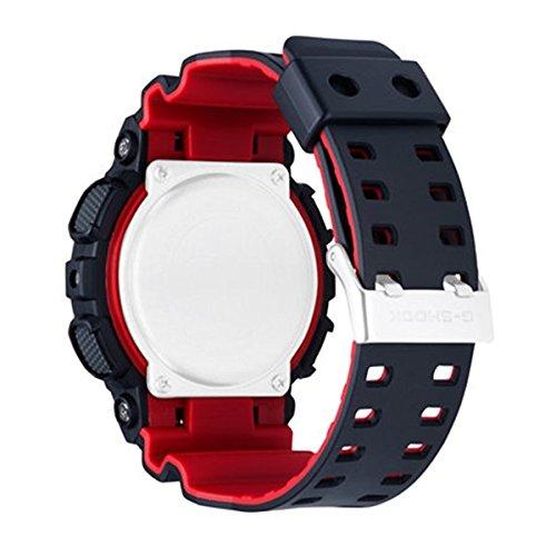 Casio G-Shock GA-110HR-1A, Waterproof, Black and Red, International Model