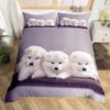 Animal Dog 3D Print A Dog Sleeping On Its Stomach Duvet Cover Design Lovely Pet Dog For Children Women Men Bedroom Decorations