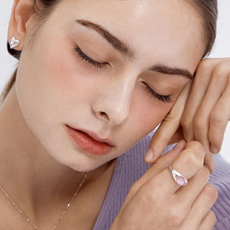 TATIANA (SILVER925) Cats eye Oval ring CR1815