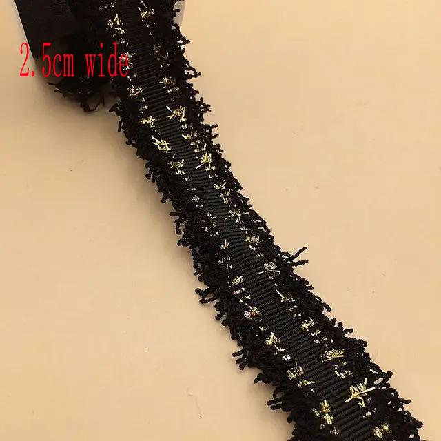 

5 ярдов, разнообразные изысканные кружевные бежевые цвета с бахромой, одежда, пальто, манжеты по бокам, юбка, брюки, кружевные аксессуары 5 Yards