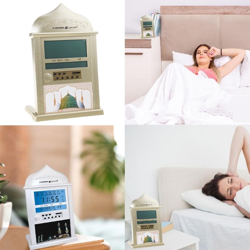 Azan Clock,Led Prayer Clock,Table Clock,Read Home/Office/Mosque Digital Azan Clock/Decorative Clock HA-4007