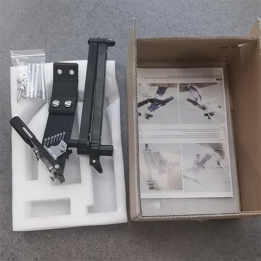 Lawn Mower Blade Sharpener 15°-45° Adjustable For Blades Standard Straight Black