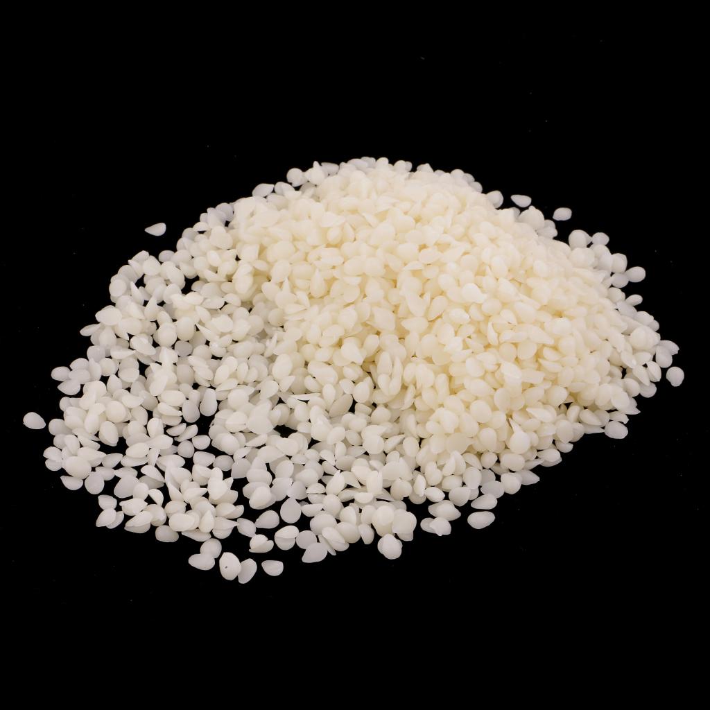 Organic White Beeswax Pellets Cosmetic Grade Natural Bees Wax Pastilles for DIY Soap Candle Lotion Lip Care