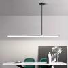 Dimming Minimalist Straight Dining Room Light, Kitchen Long Pendant Light