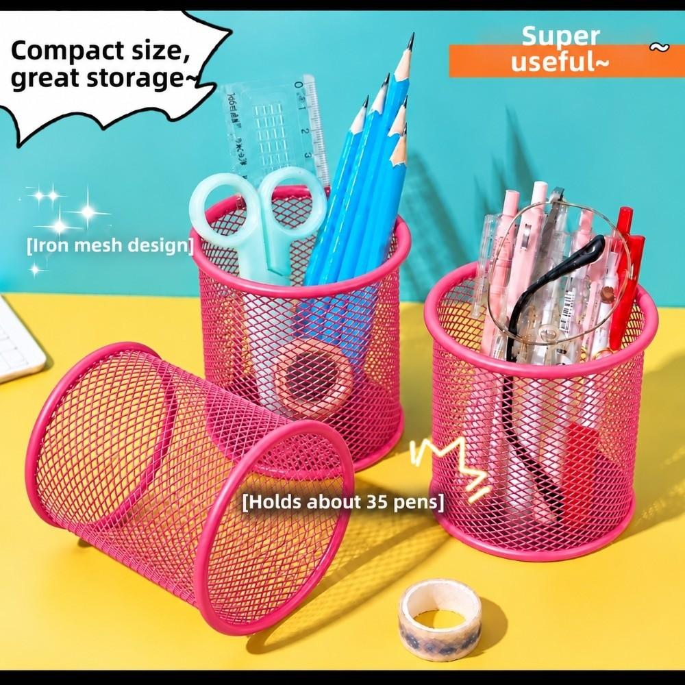 2 pcs Round Storage Tube Multi Colors Makeup Storage Box Desktop Organizer  Cosmetic Arrangement