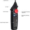 Berührungsloser Spannungsprüfer Elektrischer Spannungsdetektor AC 12V-1000V/48V-1000V Automatischer/Manueller Dual-Modus Elektrische Tester mit LED-Taschenlampe