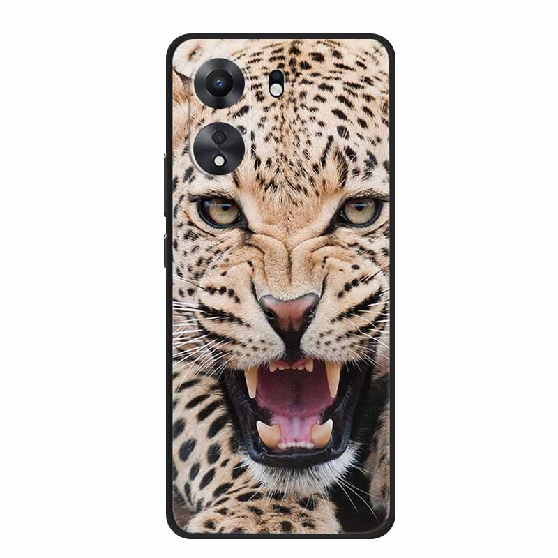 For Xiaomi Poco C65 Case Animals Soft Silicone TPU Phone Cases Back Cover For Xiaomi PocoC65 6.74" Wolf Protector Cute Girl Para