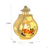 Christmas Candle Lantern Hanging Decorative Ornament Candlestick Tabletop
