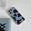 Retro Color Collision Pattern Electroplated Resin Casting Phone Case For iPhone 17 16 15 14 13 Pro Max Back Cove