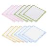 6/12Packs Cute Sticky Notes 75x75mm 50Sheets/Pack Sticky Notes Self-Stick Notes Pads with Lines Office Message Stickers 4Colors