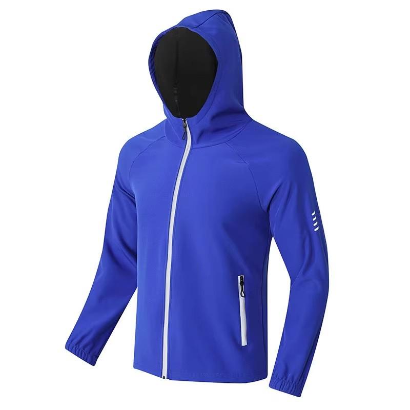 Unisex Winter Outdoor Windproof Velvet Jacket with Reflective Zipper for Cycling, Running, and Leisure Activities.