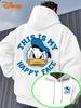 Men's Hoodie - Donald Duck Cartoon Printed Hoodie Hoodie Disney Fan Birthday Gift Fashion Street Loose Sports Hoodie