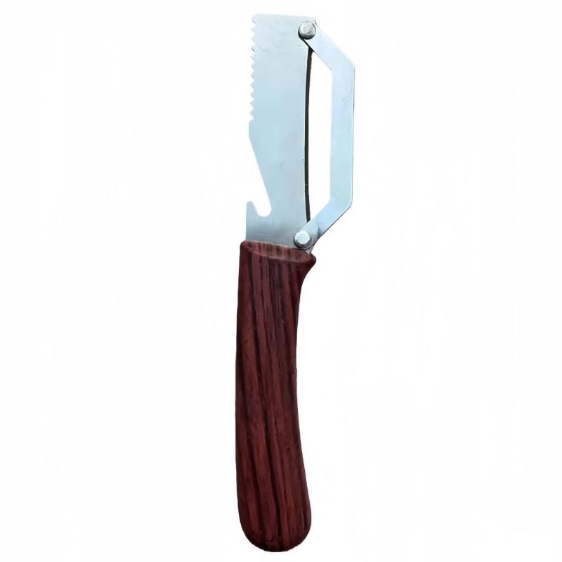 Effective Stainless Steel Peeler with Scallion and Vegetable Slicing Function for Kitchen Use A4