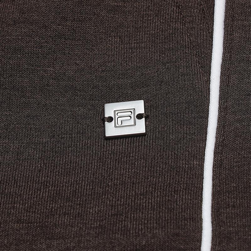 Fila White Classic Simple Versatile Comfortable Breathable Knitted Straight Loose Casual Pants Women Bottoms Black F11W543602FDR