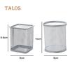 Metal Hollow Pen Pencil Holder Vase Pot Tidy Stationery Storage Desk Container Writting Instruments