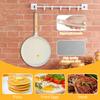9.2in Crepe Pan with Wood Handle Nonstick Crepe Maker Pan for Stove Top Lightweight Pancake Flat Pan Reusable Cast Iron Crepe