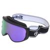 TaoTech Snow Double REVO Polarized Ski UV Interchangeable Unisex for Men and Women Purple Anti-Fog Goggles, Flat, Lens, OTG, Magnetic, Mirror, Lens,