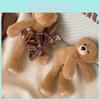 Bear Plush Hair Clip For Women With Cute Animal Design For Spring