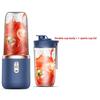 Usb Rechargeable Juicing Bottle With Blade Heads For Travel And Fitness Enthusiasts