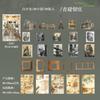 50pcs/1lot Kawaii Scrapbook Stickers The Years in Old Shadows Junk Journal Gold Planner Stationery Sticker Planner Decorative