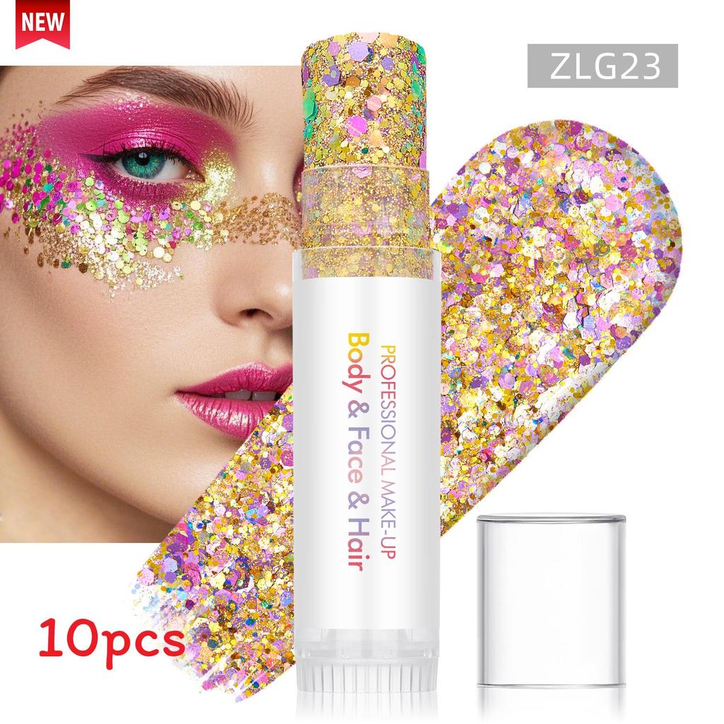 Body Glow Stick Face Sparkle Gel For Festival Makeup And Carnival Fun