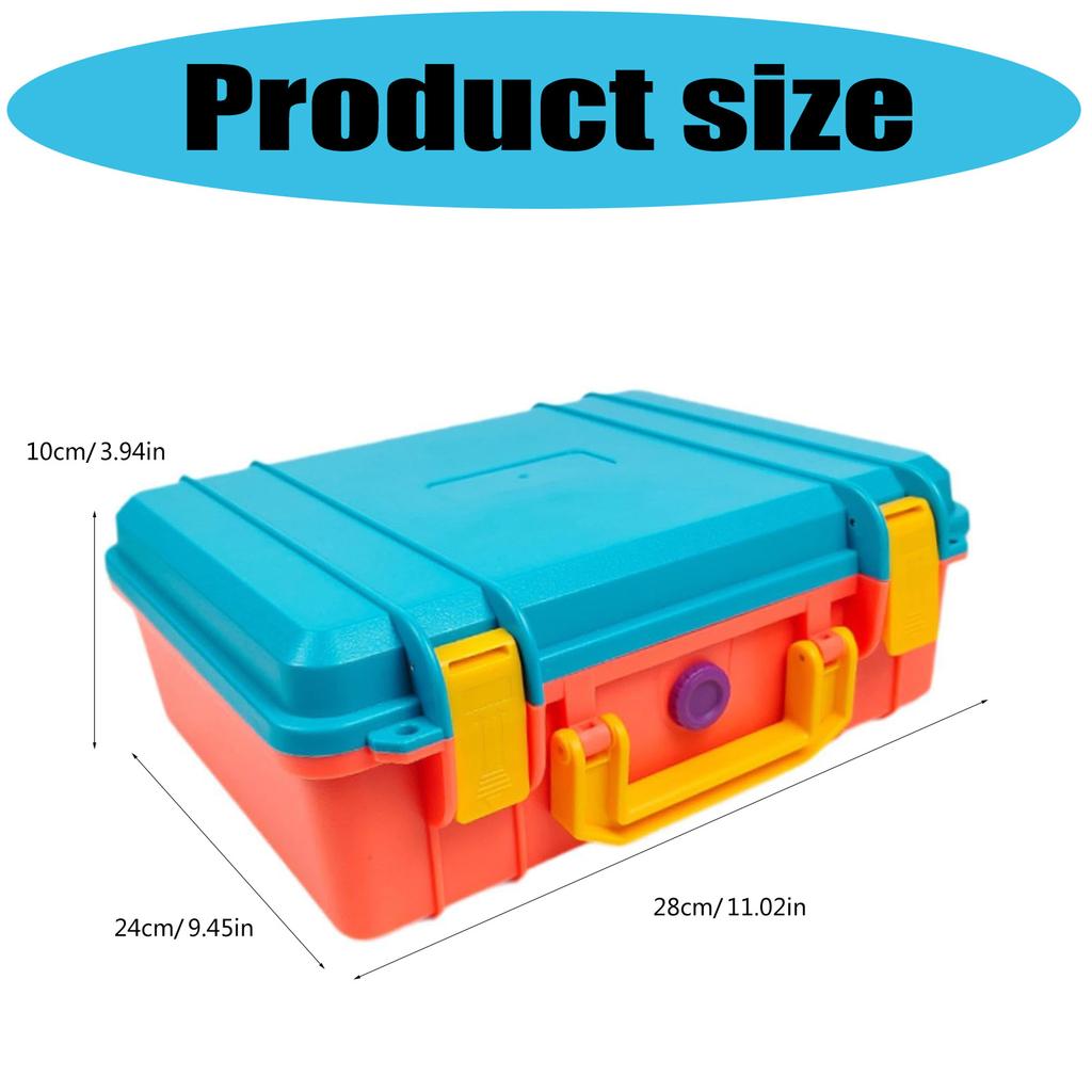 Multiple Color Impact Resistant Tool Case Waterproof Construction Tool Box For Workshop And Job Site Organization