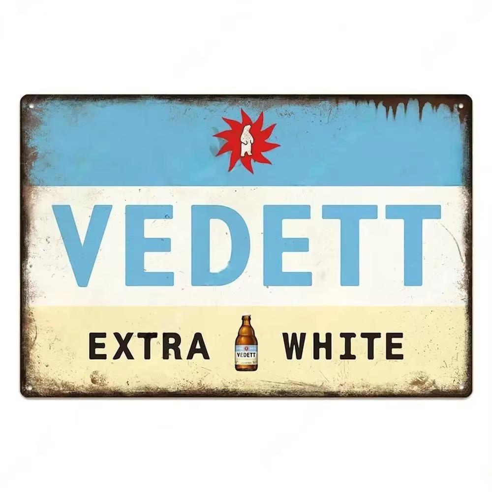 Plechová cedule Značka piva Kovová cedule Dekorativní nástěnná cedule pro hospodu Kuchyň Bar Klub Vintage Retro styl Domácí dekorace