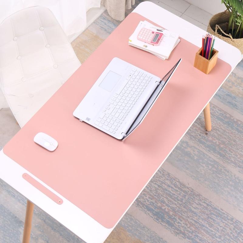 60x40cm Leather Desk Pad Water Resistant Desk Protective Covers Table Mat for Computer Keyboard Laptop Desk Accessories