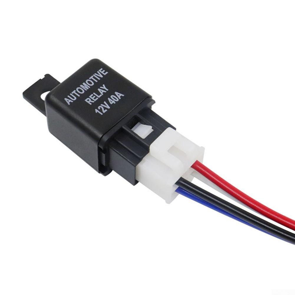 1*Cable Cable Car Relay 1*Car Relay 1pc Black Cable