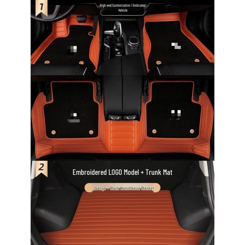 Volkswagen T-Cross Full Coverage Anti-Slip Car Mats, Easy Clean, Wear-Resistant Carpet Style