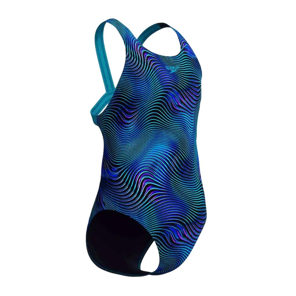 Speedo Girls Printed One Piece Swimsuit