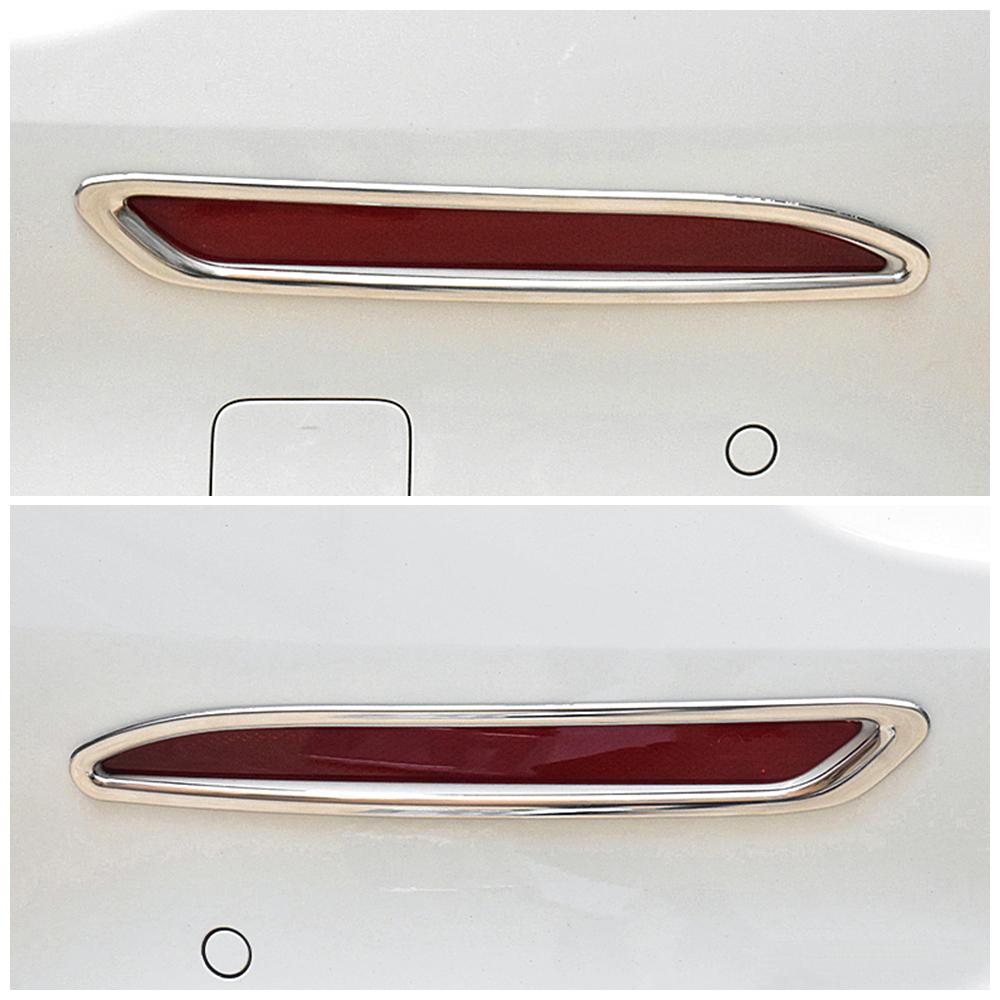 For Mercedes Benz A Class W177 V177 A180 A200 A250 Car Rear Bumper Light Foglight Lamp Frame Decorate Cover Trim Refit Sticker