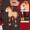 Cartoon Horse Keychain Plush Chinese New Year Gift Cute Bag Pendant  Year of Horse