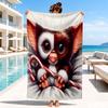 Mysterious Little Monster Beach Towel, Microfiber Beach Towel, Perfect For Pool, Beach, Travel, Home Decor Beach Party Fan gifts