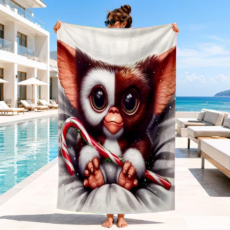 Mysterious Little Monster Beach Towel, Microfiber Beach Towel, Perfect For Pool, Beach, Travel, Home Decor Beach Party Fan gifts