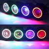 U7 125W LED Motorrad Angel Eyes Scheinwerfer Tagfahrlicht Spotlights Zusätzliche Helle LED Fahrradlampe Auto Arbeit Nebelscheinwerfer