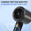 Mini Handheld Fan Usb Fast Charging Portable Air Calculating Fan Mute Personal Highspeed Fan For Travel Outdoor Activities