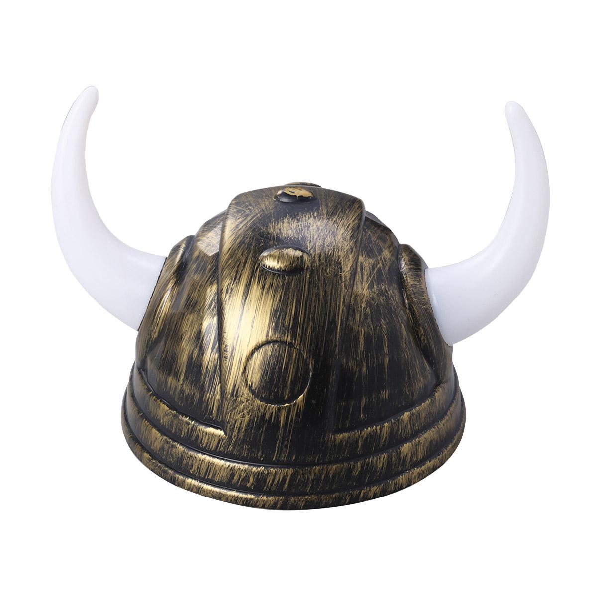 

Medieval Viking Accessories Animal Hats For Adults Ox Horns Hat Headwear Halloween Party Cosplay Costume золотий