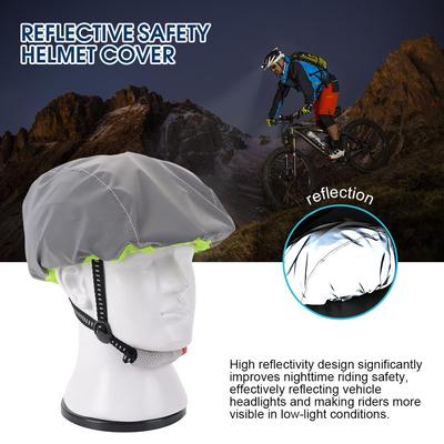 1pcs Bicycle Helmet Waterproof Cover Anti Rain Cover Elastic Adjustment Protection Helmet Cover Outdoor Ride Accessories