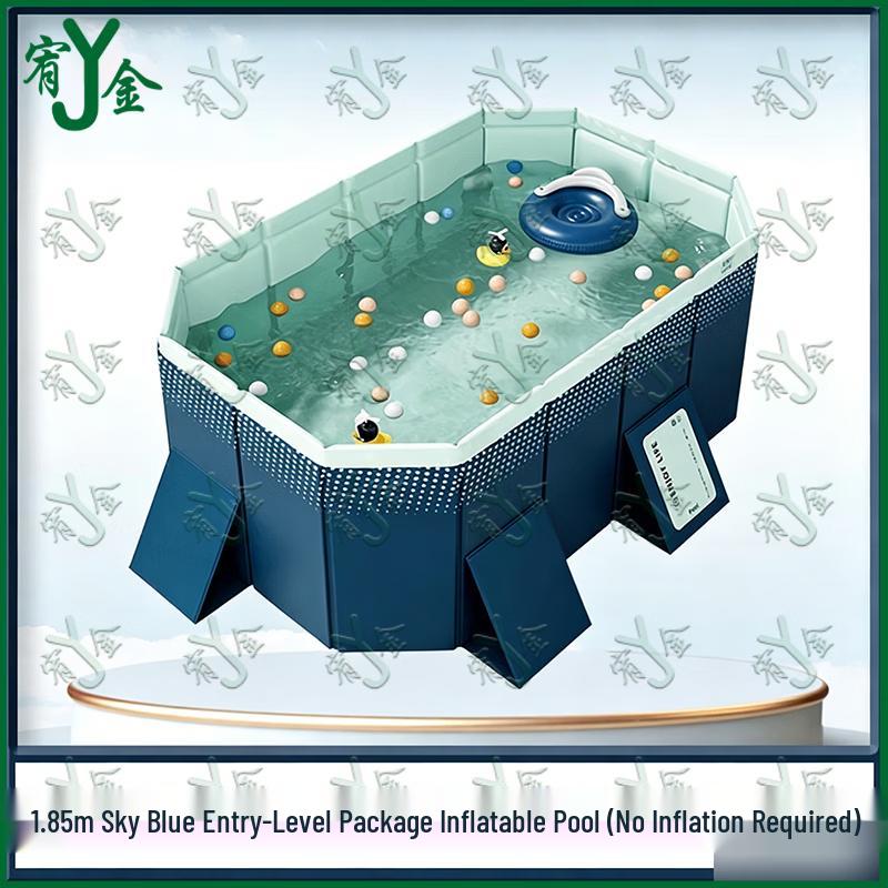 Easy-Setup Inflatable-Free Outdoor Cooling Pool