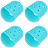 4pc Guitar Playing Left Hand Protector Ukulele Guitar Fingertip Protective Cover