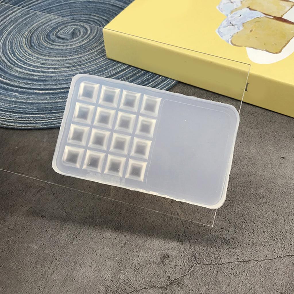 Food Grade Silicone Color Mixing Palette Reusable Portable Hygienic Storage For Nail Art Makeup And Painting