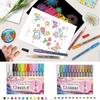 Nail Art Pens for Painting Nails, Includes One Clear Coat Marker Diy Nail Art Tools