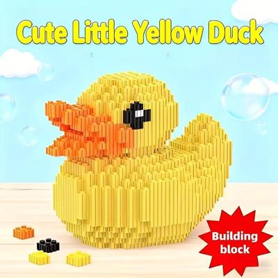 Adorable Duck Building Block Set - STEM Inspire, Interlocking DIY Kit