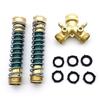 3/4" NPT/BSP Brass Hose Adapter Male X Female Thread Garden Tap Anti-bending Spring Tubing Irrigation Faucet Lengthen Prolonging